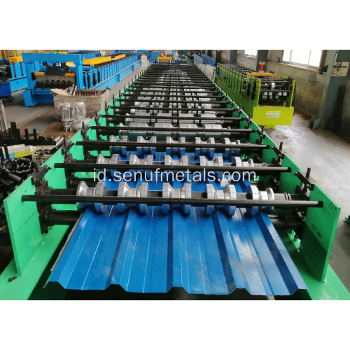 Mesin roll forming lembaran atap IBR / Trapesium